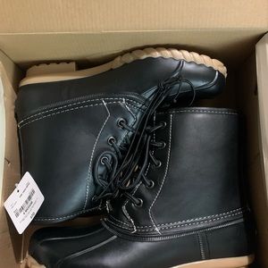 St. John’s Bay Black Memory Foam Booties Size: 9M New in box